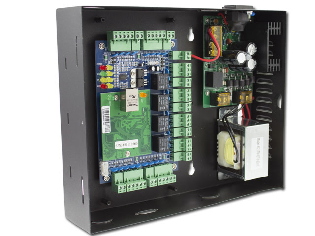 TCP/IP Network Controller, 4 readers (free-programmable)
