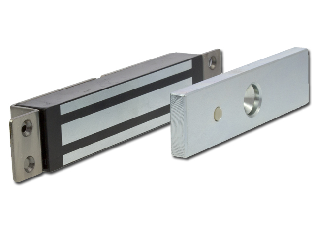 Single Door Magnetic Lock With Mortise Mount with Signal Out - 180Kg