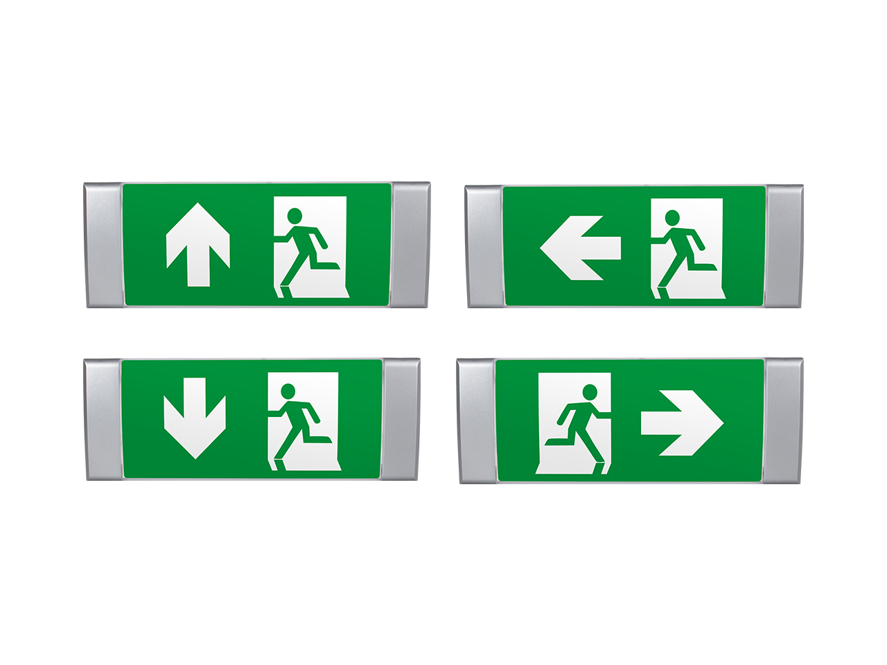 Permanent / non-permanent emergency lighting fixture, 2/7 hours, self-contained, 18M
