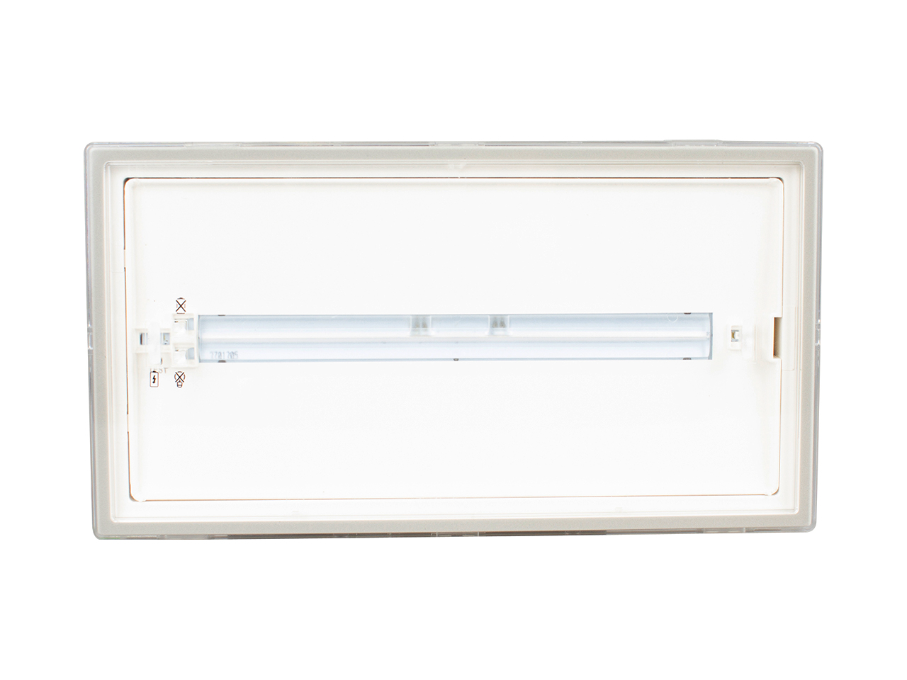 Weatherproof emergency lighting fixture (LifePO), 1/3/8-hour, autonomous, 25M