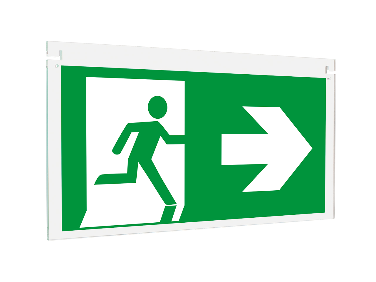 Double-sided PVC marking panel left/right